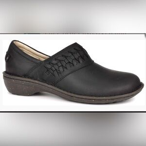 UGG Black Anila Slip-on Shoe Fleece Lined Shoe